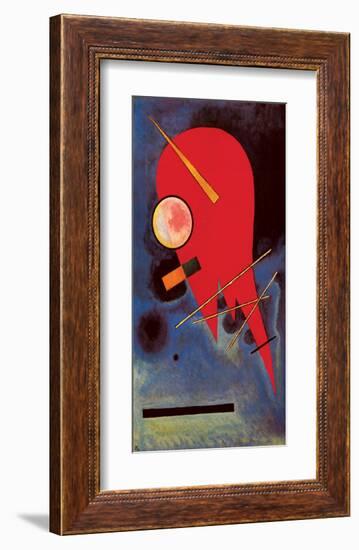 Rouge-Wassily Kandinsky-Framed Premium Giclee Print