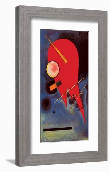 Rouge-Wassily Kandinsky-Framed Premium Giclee Print