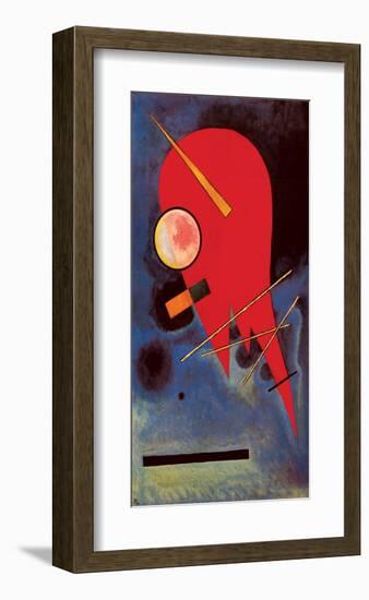 Rouge-Wassily Kandinsky-Framed Premium Giclee Print