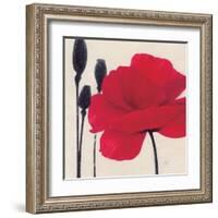 Rouge-Ivo-Framed Art Print