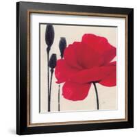 Rouge-Ivo-Framed Art Print