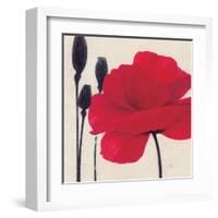 Rouge-Ivo-Framed Art Print
