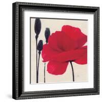Rouge-Ivo-Framed Art Print