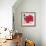 Rouge-Ivo-Framed Art Print displayed on a wall