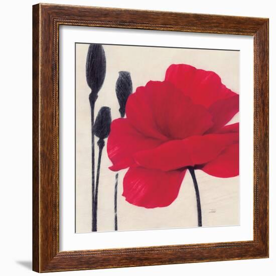 Rouge-Ivo-Framed Art Print