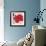 Rouge-Ivo-Framed Art Print displayed on a wall