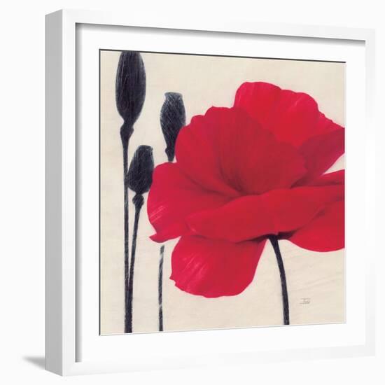 Rouge-Ivo-Framed Art Print