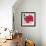 Rouge-Ivo-Framed Art Print displayed on a wall