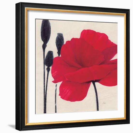 Rouge-Ivo-Framed Art Print