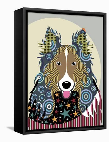 Rough Collie-Lanre Adefioye-Framed Premier Image Canvas