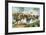 Rough Riders Stampeding a Spanish Outpost, Cuba, Spanish-American War, 1898-null-Framed Giclee Print