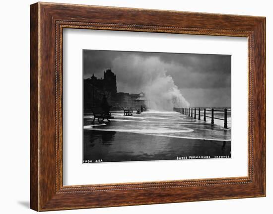 Rough Sea at Brighton-null-Framed Photographic Print