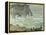 Rough Sea at Etretat, 1883-Claude Monet-Framed Premier Image Canvas