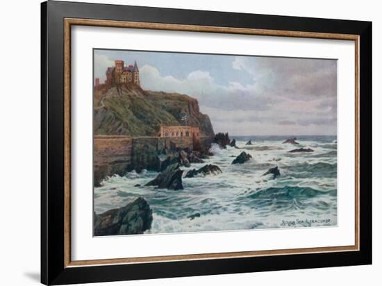 Rough Sea, Ilfracombe-Alfred Robert Quinton-Framed Giclee Print