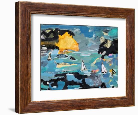 Rough Sea-Per Anders-Framed Art Print