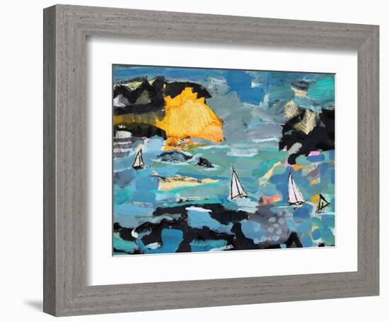 Rough Sea-Per Anders-Framed Art Print