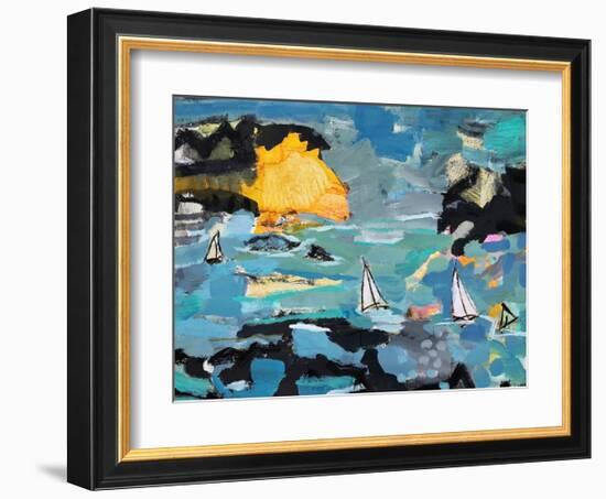 Rough Sea-Per Anders-Framed Art Print