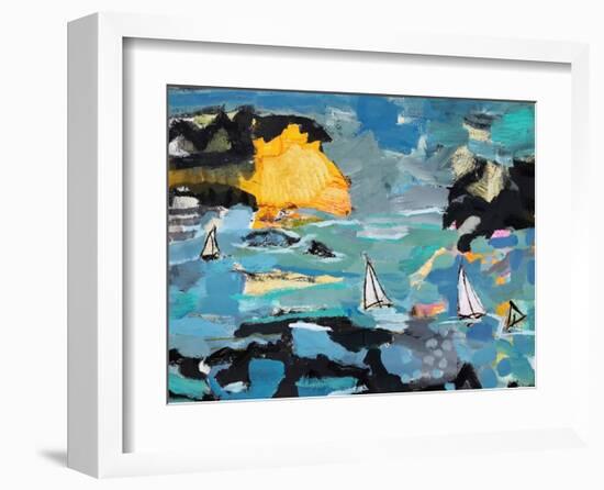 Rough Sea-Per Anders-Framed Art Print