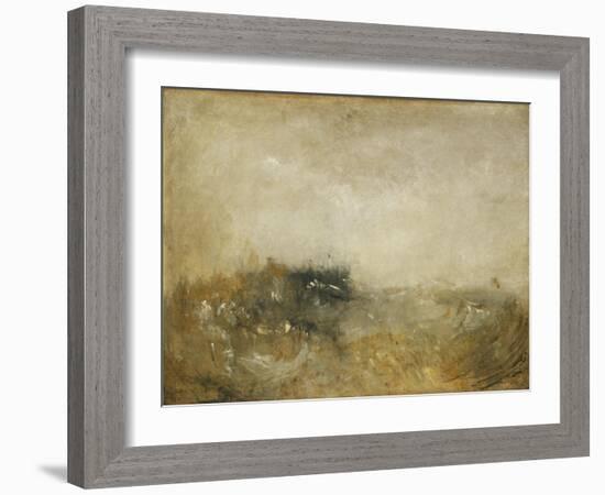 Rough Sea-J. M. W. Turner-Framed Giclee Print