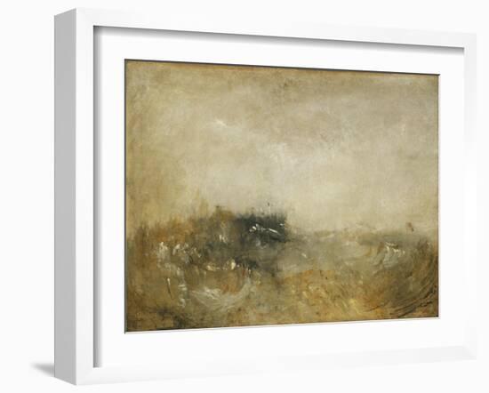 Rough Sea-J. M. W. Turner-Framed Giclee Print