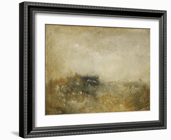 Rough Sea-J. M. W. Turner-Framed Giclee Print