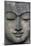 Rough Stone Buddha Face-null-Mounted Premium Giclee Print
