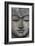 Rough Stone Buddha Face-null-Framed Premium Giclee Print