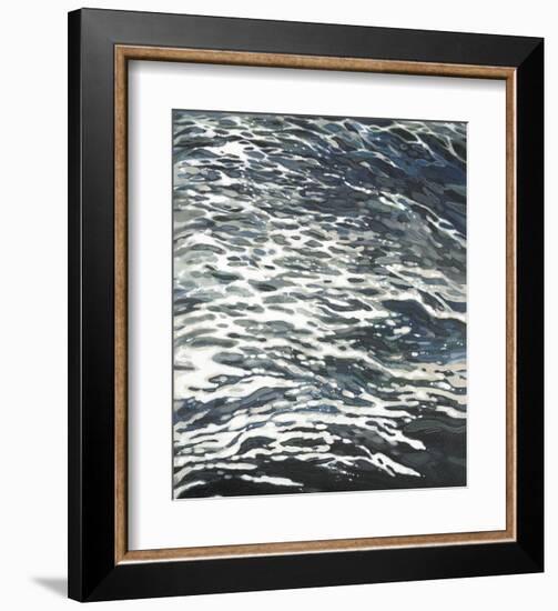 Rough Wake in Gray-Margaret Juul-Framed Art Print