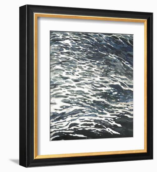 Rough Wake in Gray-Margaret Juul-Framed Art Print