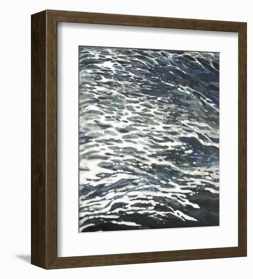 Rough Wake in Gray-Margaret Juul-Framed Art Print