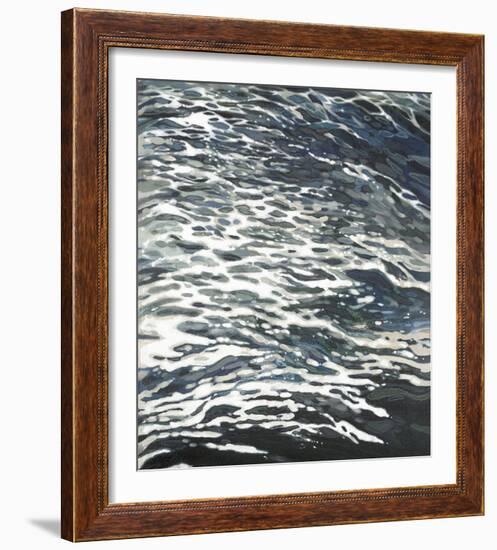 Rough Wake in Gray-Margaret Juul-Framed Art Print