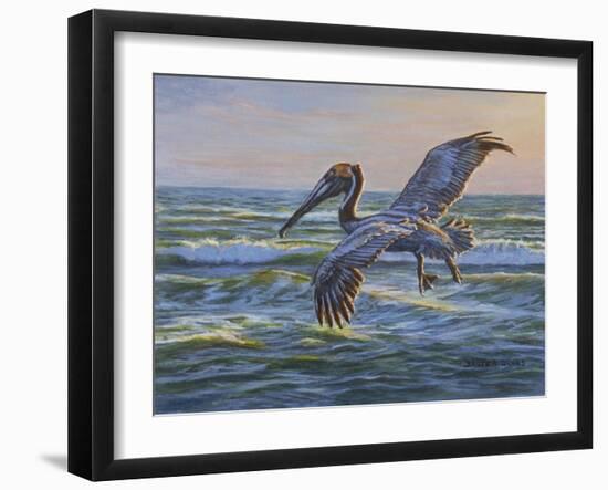 Rough Water Fishing-Bruce Dumas-Framed Giclee Print