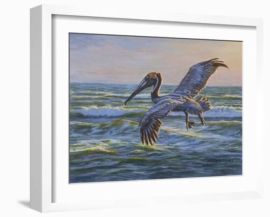 Rough Water Fishing-Bruce Dumas-Framed Giclee Print