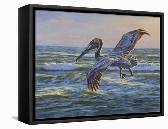 Rough Water Fishing-Bruce Dumas-Framed Premier Image Canvas