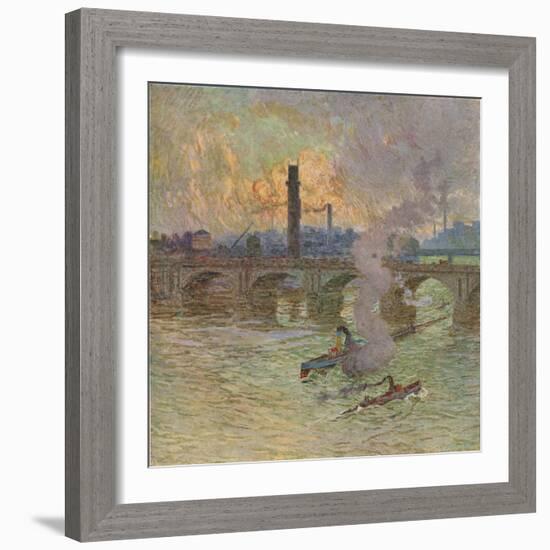 'Rough Weather', c1917-Emile Claus-Framed Giclee Print