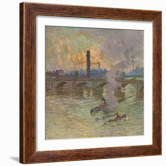 'Rough Weather', c1917-Emile Claus-Framed Giclee Print