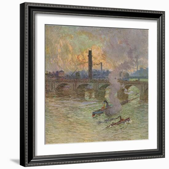 'Rough Weather', c1917-Emile Claus-Framed Giclee Print