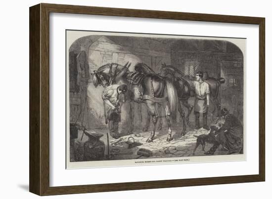 Roughing Horses for Frosty Weather-Benjamin Herring-Framed Giclee Print