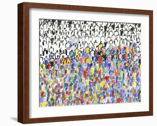 Roughly Two-Thirds-Diana Ong-Framed Giclee Print