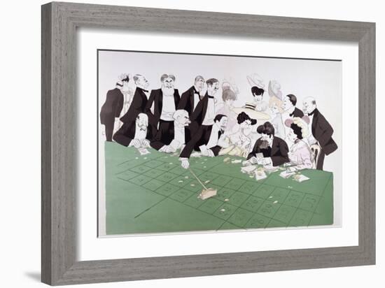 Roulette at Monte-Carlo, circa 1910-Sem-Framed Giclee Print
