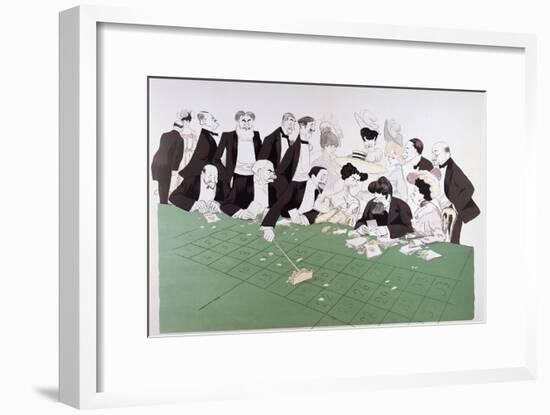 Roulette at Monte-Carlo, circa 1910-Sem-Framed Giclee Print