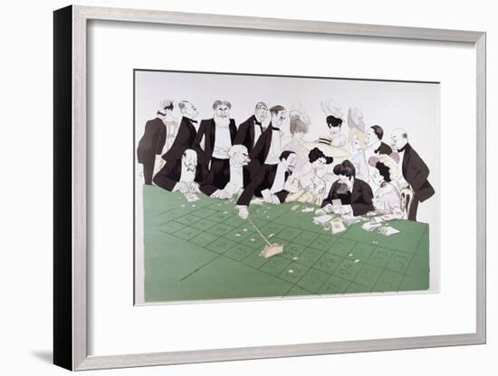 Roulette at Monte-Carlo, circa 1910-Sem-Framed Giclee Print