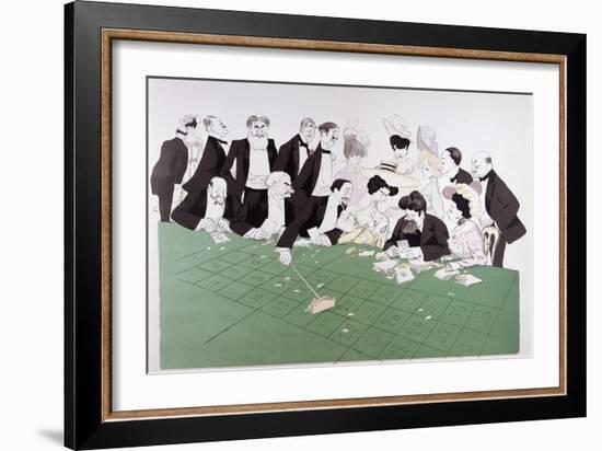 Roulette at Monte-Carlo, circa 1910-Sem-Framed Giclee Print