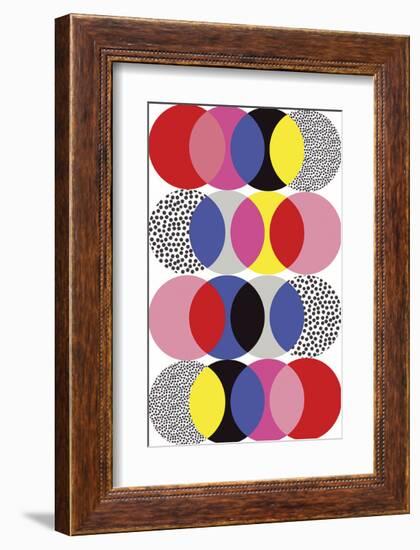 Roulette Tangle-Sophie Ledesma-Framed Giclee Print