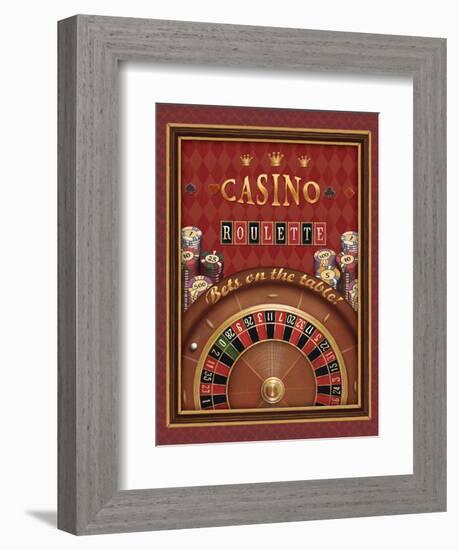 Roulette-Daphne Brissonnet-Framed Art Print