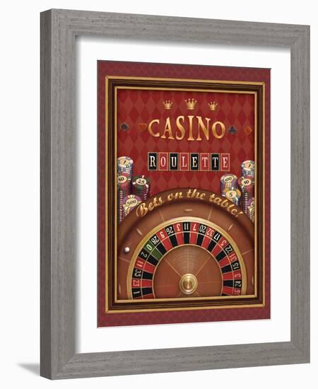 Roulette-Daphne Brissonnet-Framed Art Print