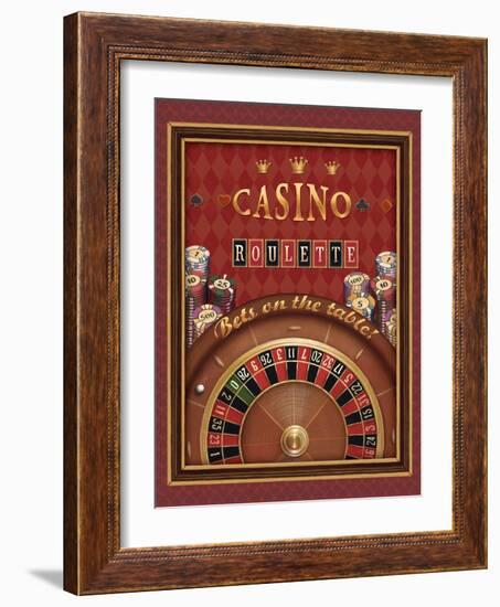 Roulette-Daphne Brissonnet-Framed Art Print