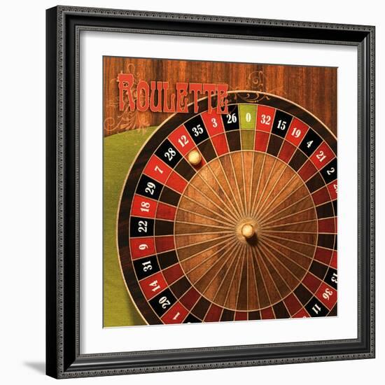 Roulette-null-Framed Art Print