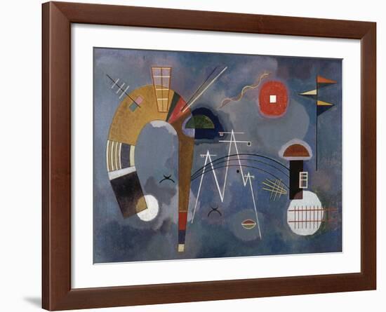 Round and Pointed-Wassily Kandinsky-Framed Giclee Print