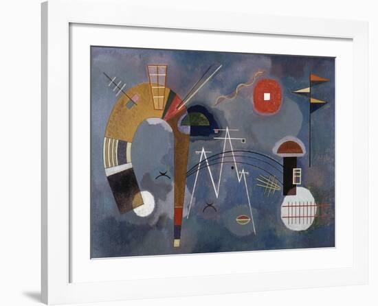 Round and Pointed-Wassily Kandinsky-Framed Giclee Print